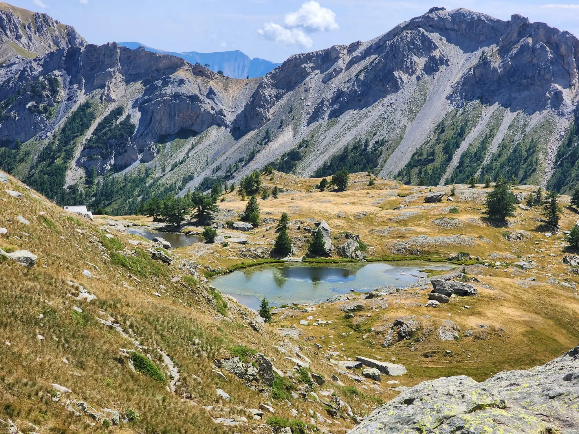 Lac d'altitude dans le Parc national du Mercantour